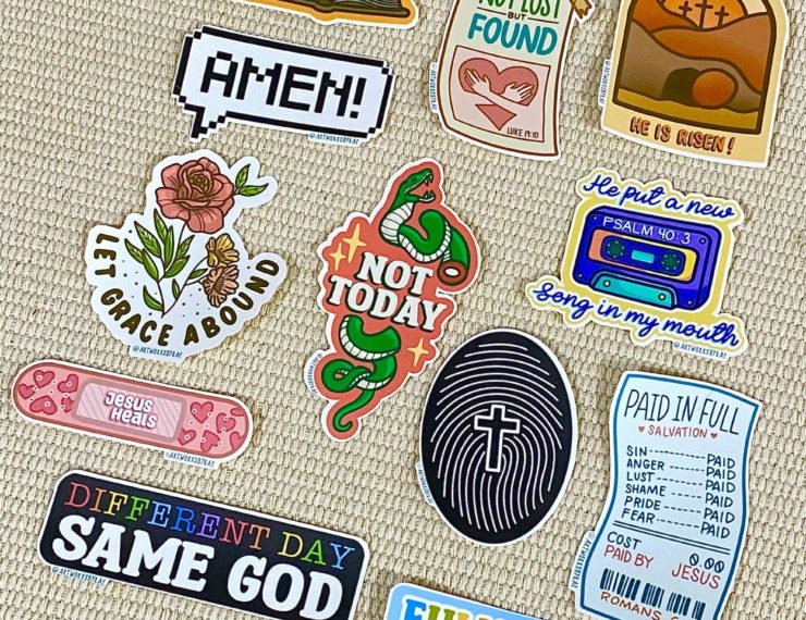 Christian & Bible Phrase Sticker Pack 3